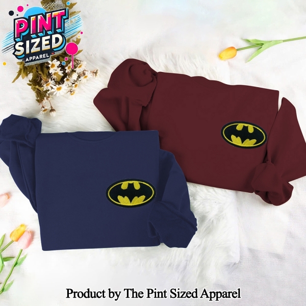 DC Comics Batman Movie Embroidered Sweatshirt