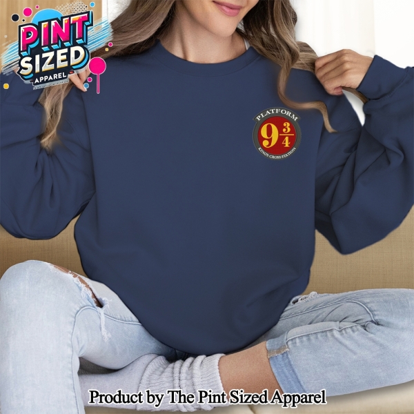 Harry Potter Platform Nine and Three-Quarters Embroidered Sweatshirt