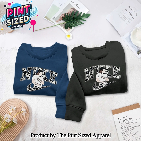 Morgan Wallen Logo Cow Gift Ideas Embroidered Sweatshirt