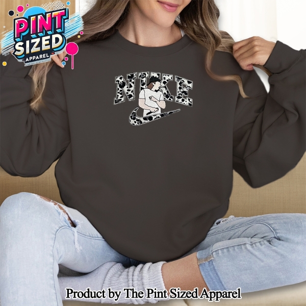 Morgan Wallen Logo Cow Gift Ideas Embroidered Sweatshirt