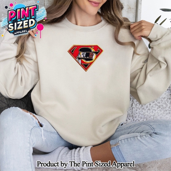 National Football League Washington Commanders For Sport Fans Embroidered Sweatshirt