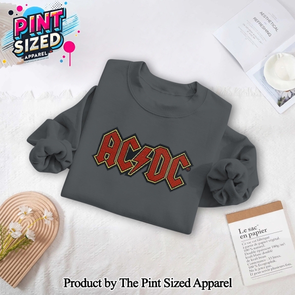 Rock Band ACDC Embroidered Sweatshirt
