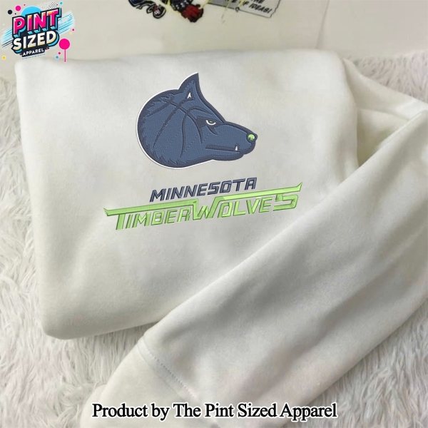 Minnesota Timberwolves Casual Embroidered Sweatshirt