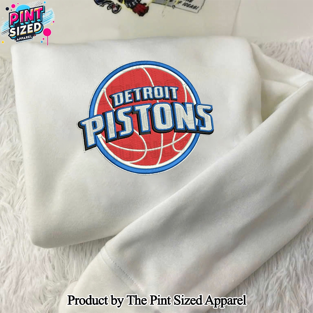 Detroit Pistons Classic Embroidered Shirt Detroit Pistons Classic Embroidered Shirt