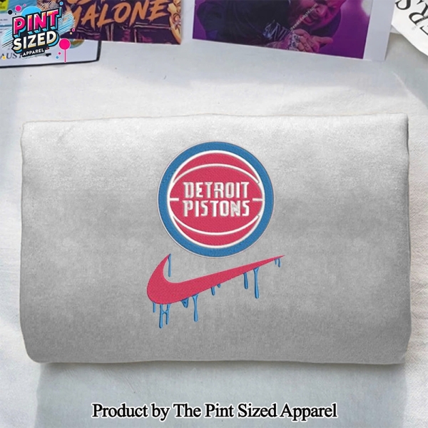 Detroit Pistons Unique Embroidered Shirt
