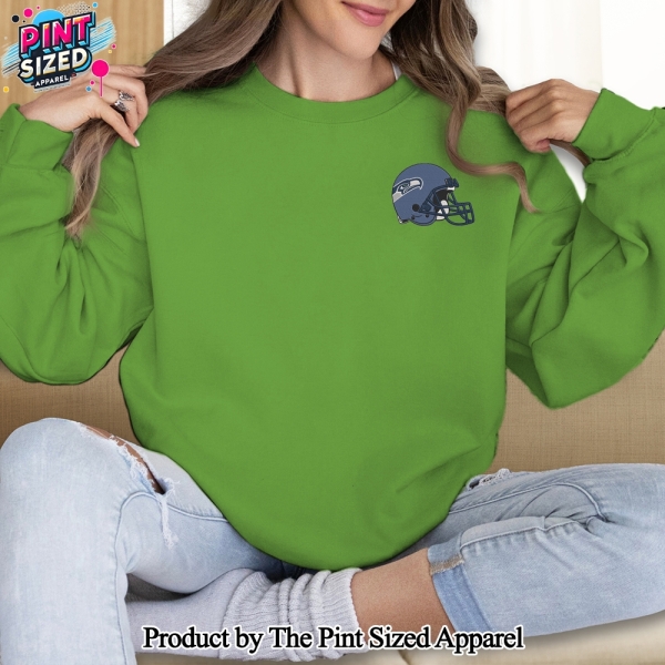 Helmet Seattle Seahawks Embroidered Shirt