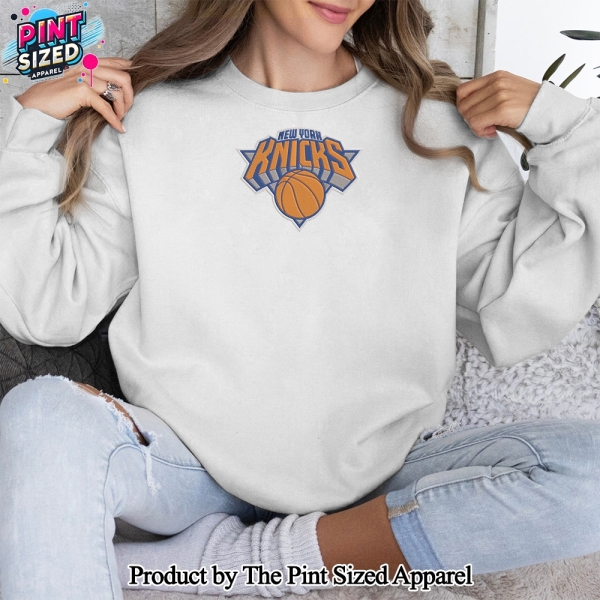 New York Knicks Gift Ideas Embroidered Sweatshirt