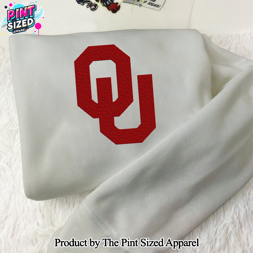 Oklahoma Sooners Men's March Madness 2025 Embroidered Sweatshirt Oklahoma Sooners Men's March Madness 2025 Embroidered Sweatshirt