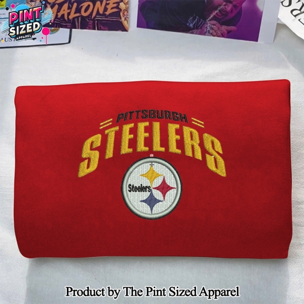Pittsburgh Steelers Unisex Embroidered Crewneck Sweatshirt